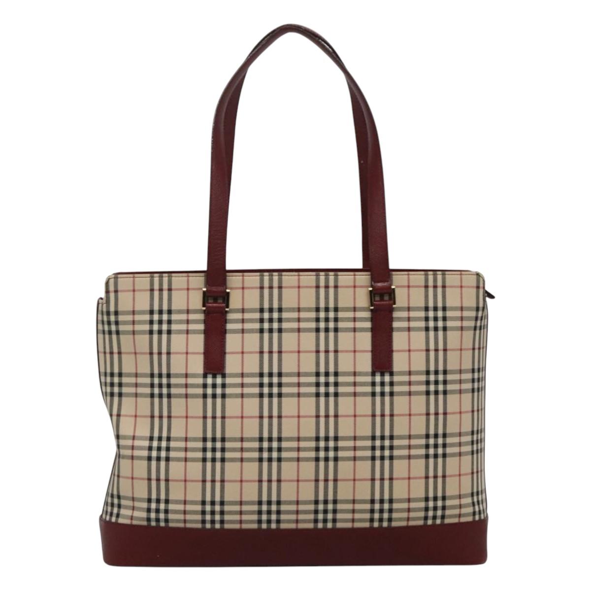 Burberry Brown Canvas Nova Check