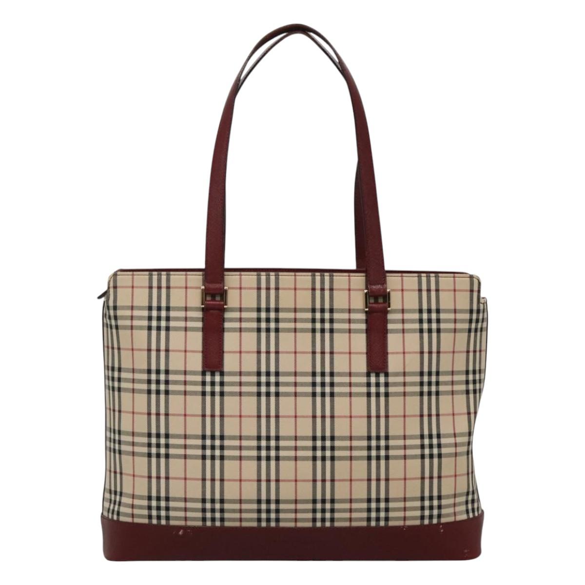 Burberry Brown Canvas Nova Check