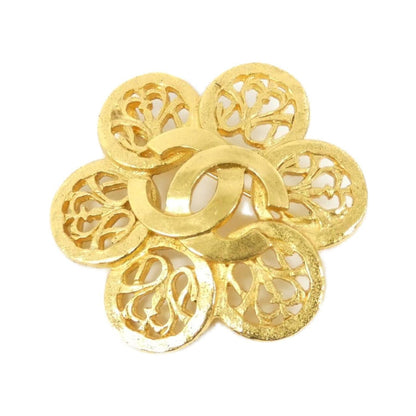 Chanel Gold Gold Plated Coco Mark