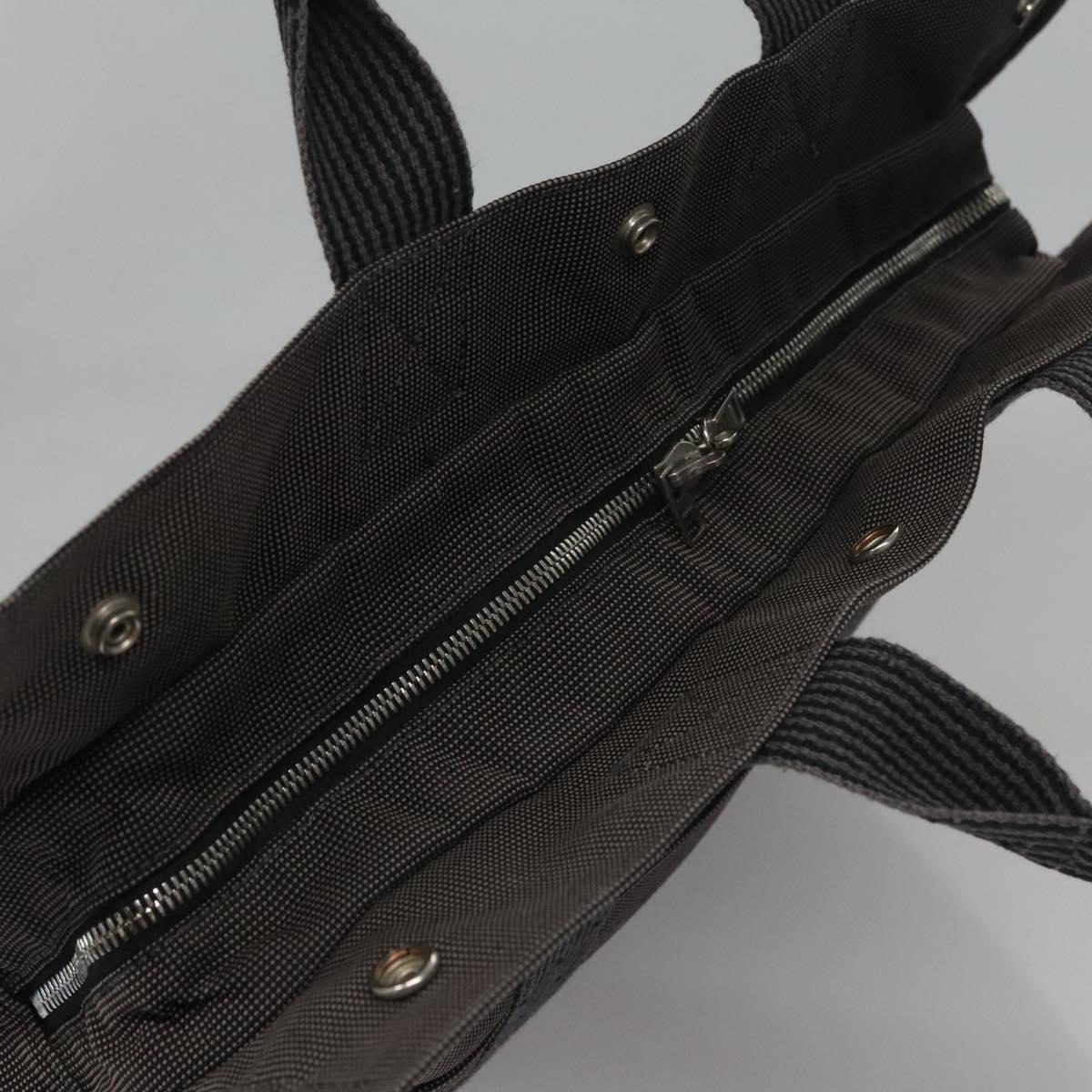 Hermès Gray Canvas Herline
