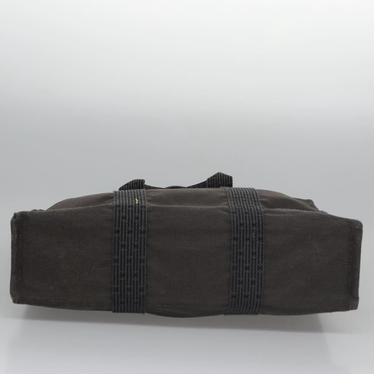 Hermès Gray Canvas Herline