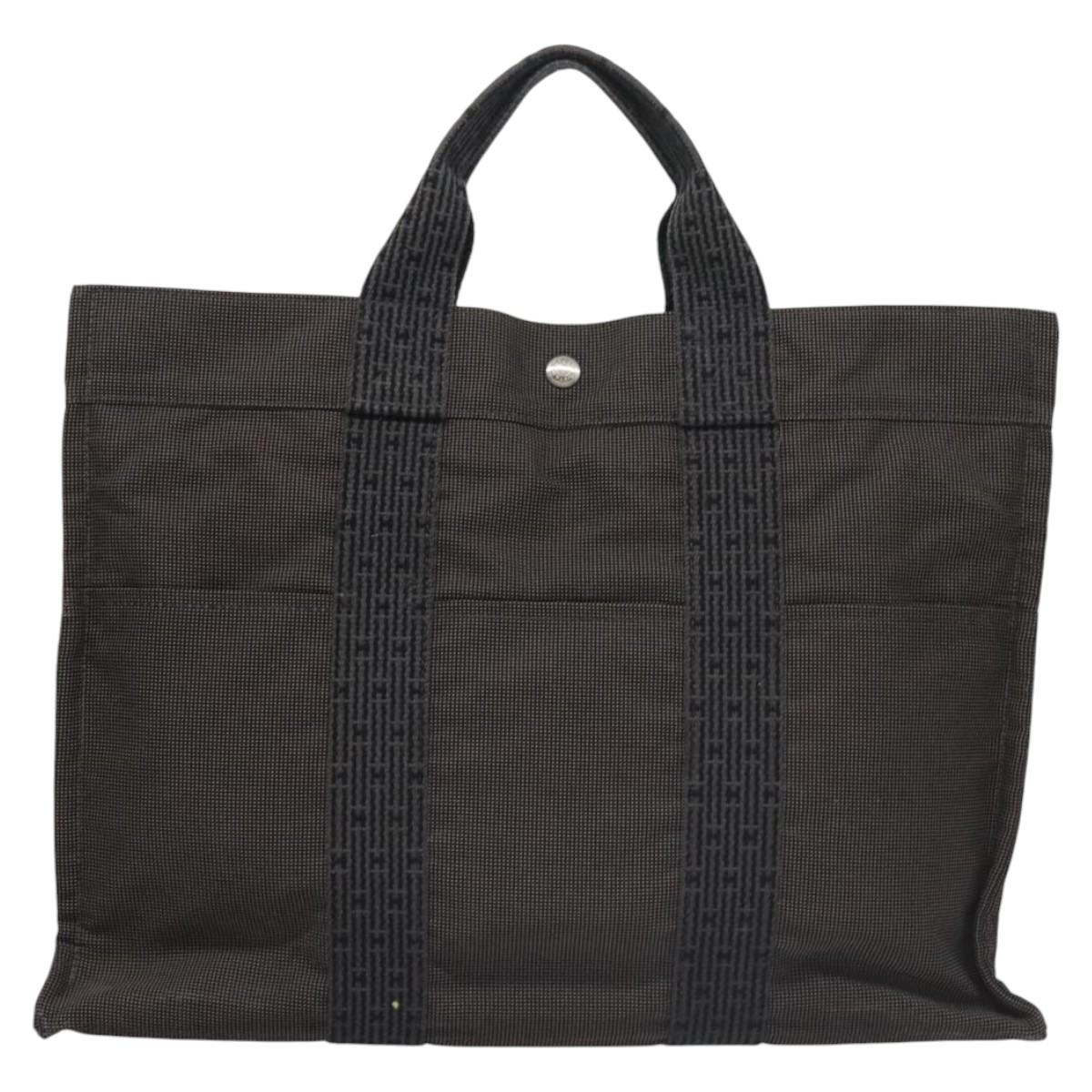 Hermès Gray Canvas Herline