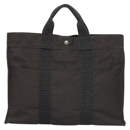 Hermès Gray Canvas Herline