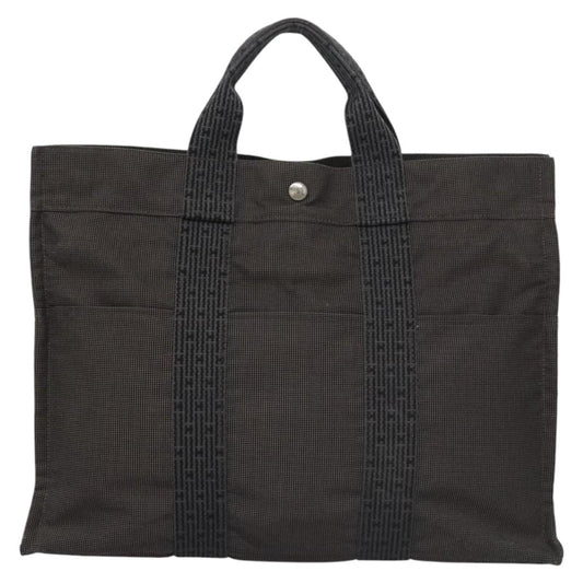 Hermès Gray Canvas Herline