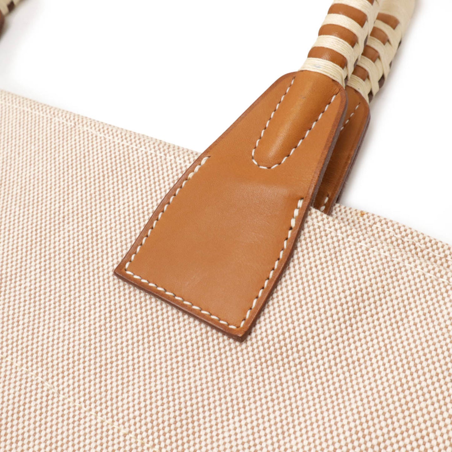 Hermès Brown Canvas Steeple Tote
