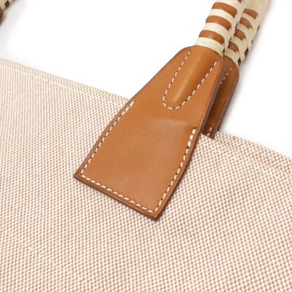 Hermès Brown Canvas Steeple Tote