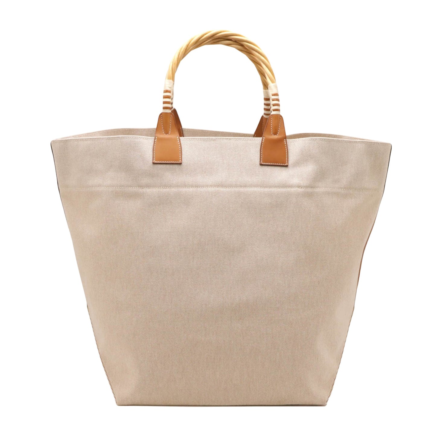Hermès Brown Canvas Steeple Tote