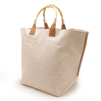 Hermès Brown Canvas Steeple Tote