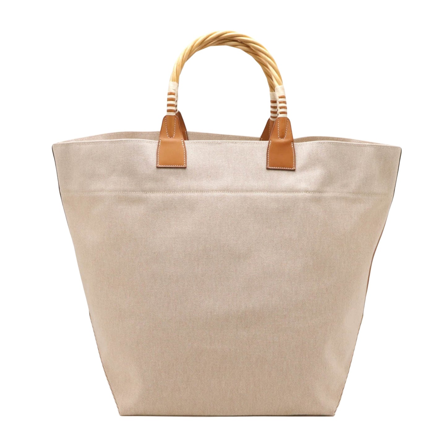 Hermès Brown Canvas Steeple Tote