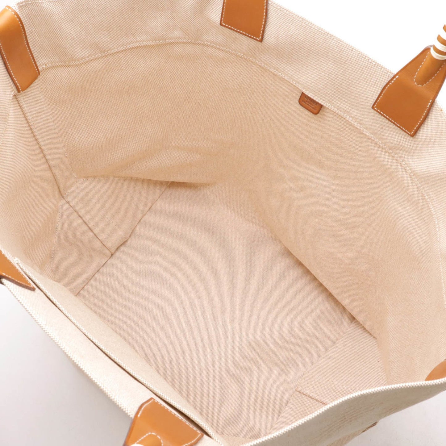 Hermès Brown Canvas Steeple Tote