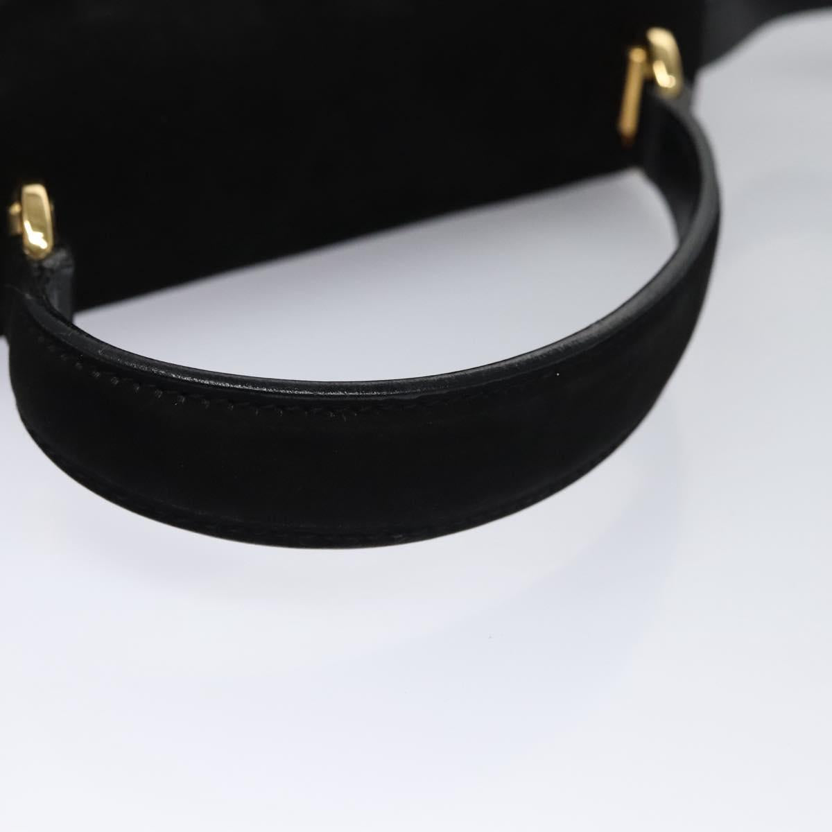 Salvatore Ferragamo Black Suede Vala