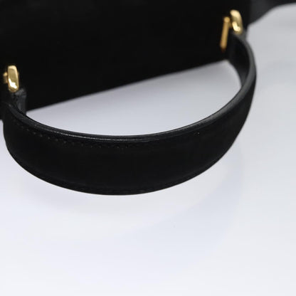 Salvatore Ferragamo Black Suede Vala