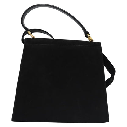 Salvatore Ferragamo Black Suede Vala