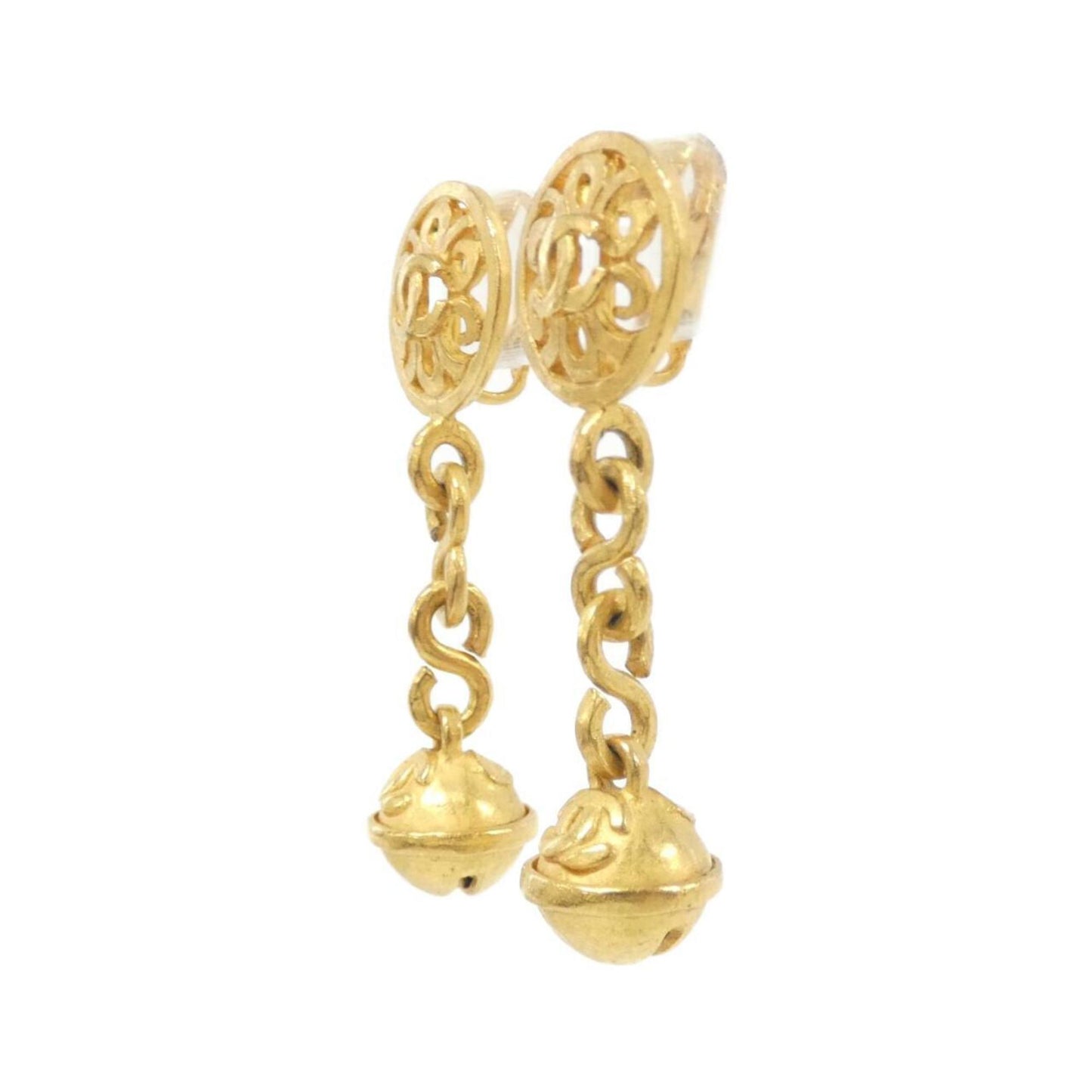 Chanel Gold Gold Plated Coco Mark