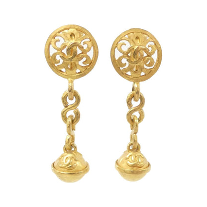 Chanel Gold Gold Plated Coco Mark