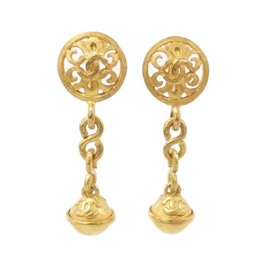 Chanel Gold Gold Plated Coco Mark