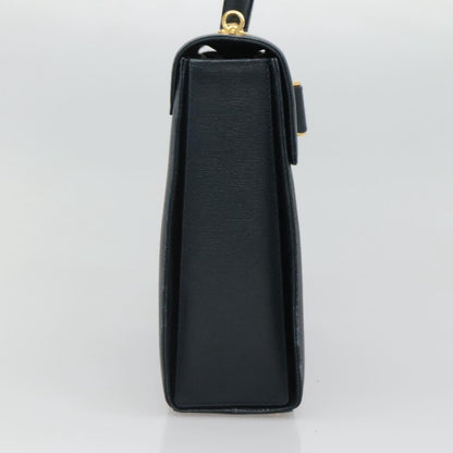 Salvatore Ferragamo Blue Leather Gancini