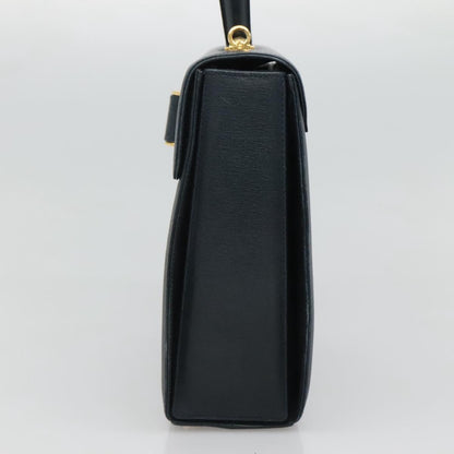 Salvatore Ferragamo Blue Leather Gancini