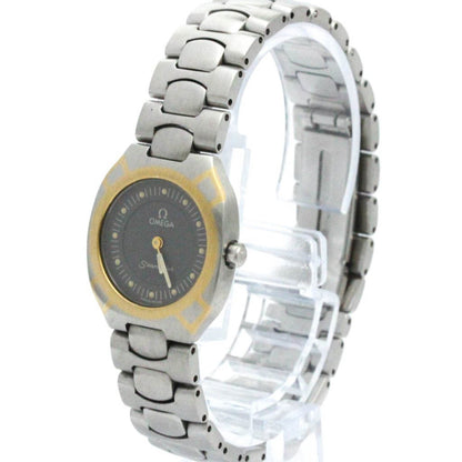 Omega Gray Gold And Steel Seamaster Polaris