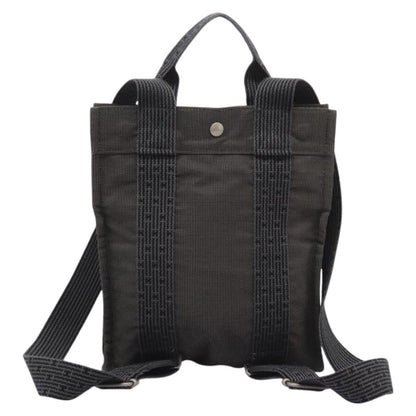 Hermès Gray Canvas Herline