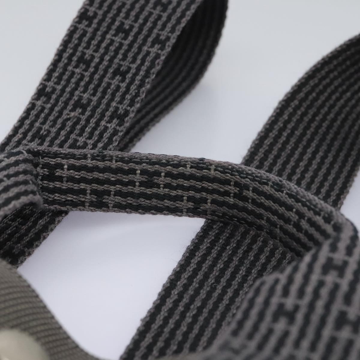 Hermès Gray Canvas Herline