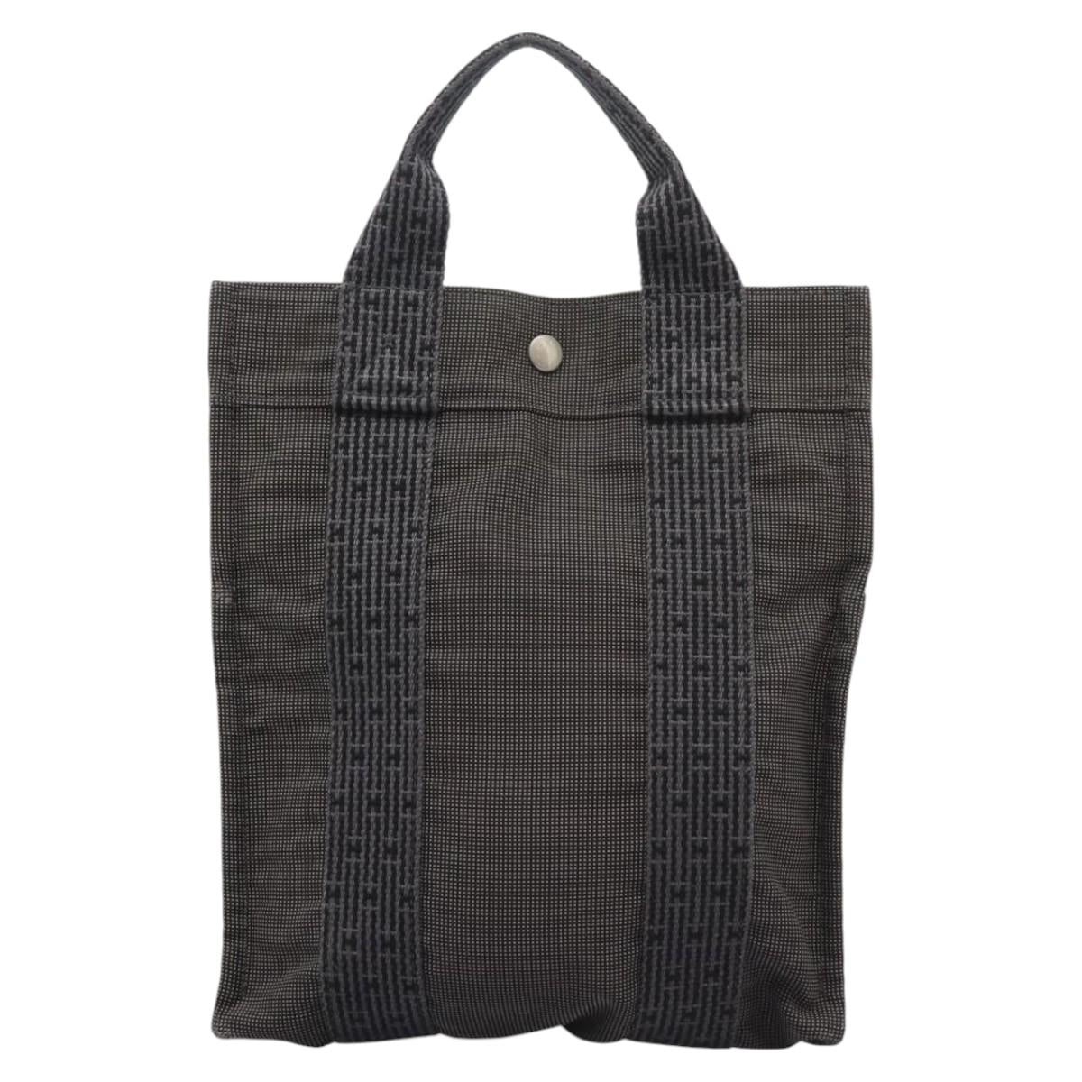 Hermès Gray Canvas Herline