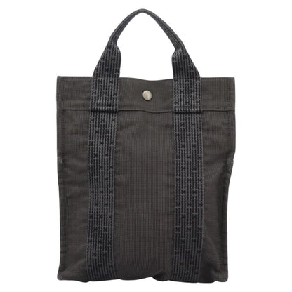 Hermès Gray Canvas Herline