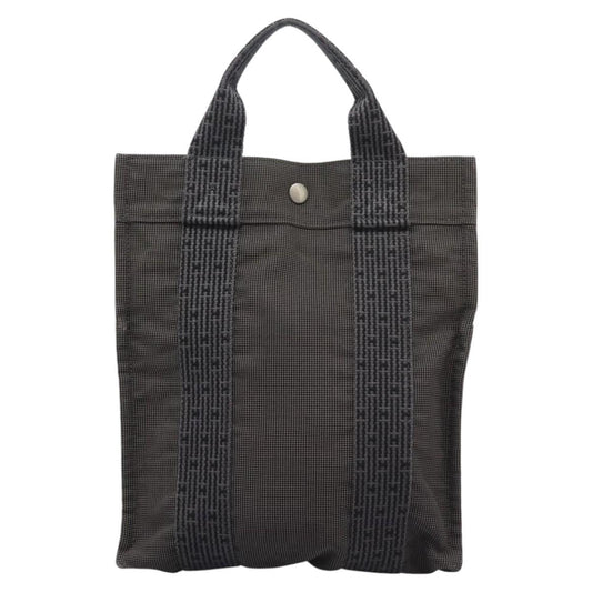 Hermès Gray Canvas Herline