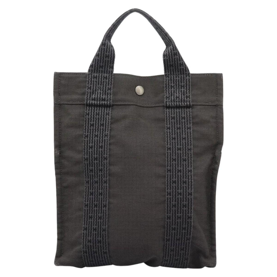 Hermès Gray Canvas Herline