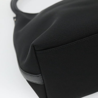 Salvatore Ferragamo Black Canvas Gancini