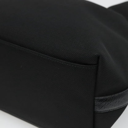 Salvatore Ferragamo Black Canvas Gancini