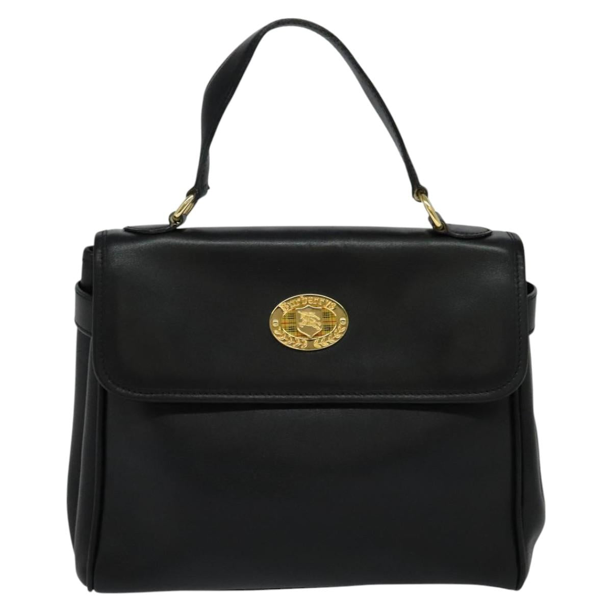 Burberry Black Leather Handbag