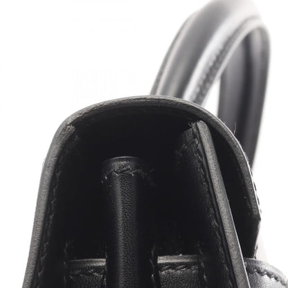 Hermès Black Leather Kelly 32