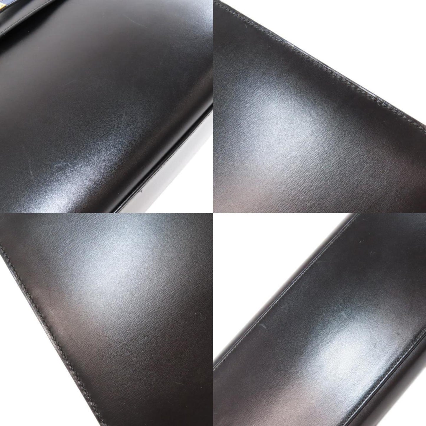 Hermès Black Leather Kelly 32