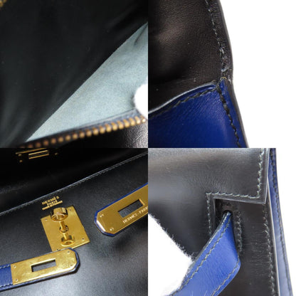 Hermès Black Leather Kelly 32