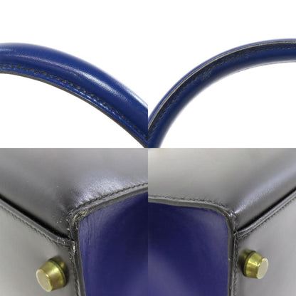 Hermès Black Leather Kelly 32