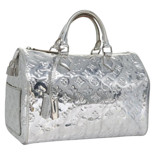Louis Vuitton Silver Canvas Speedy 30