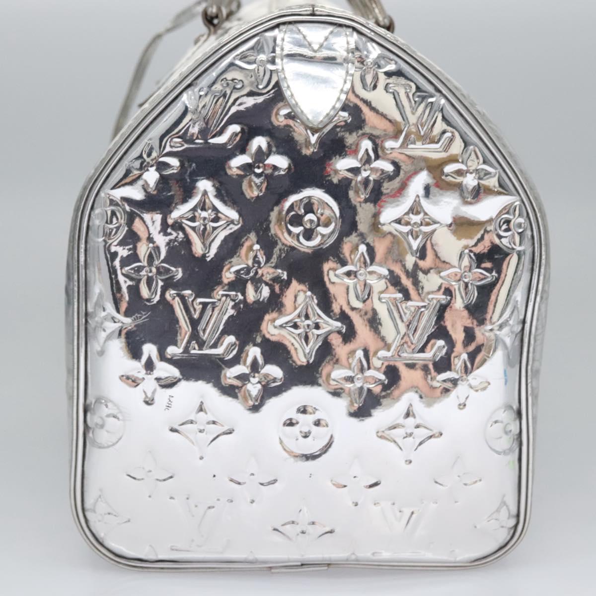 Louis Vuitton Silver Canvas Speedy 30