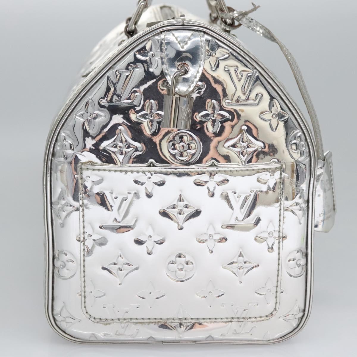 Louis Vuitton Silver Canvas Speedy 30