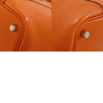 Hermès Orange Leather Picotin Lock