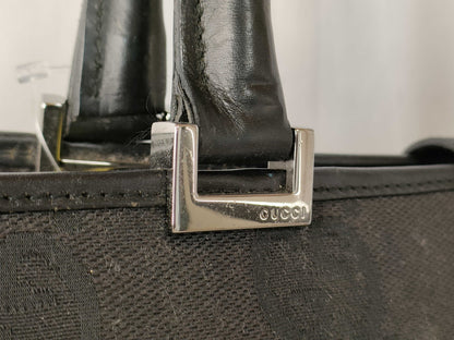 Gucci Black Canvas Jackie