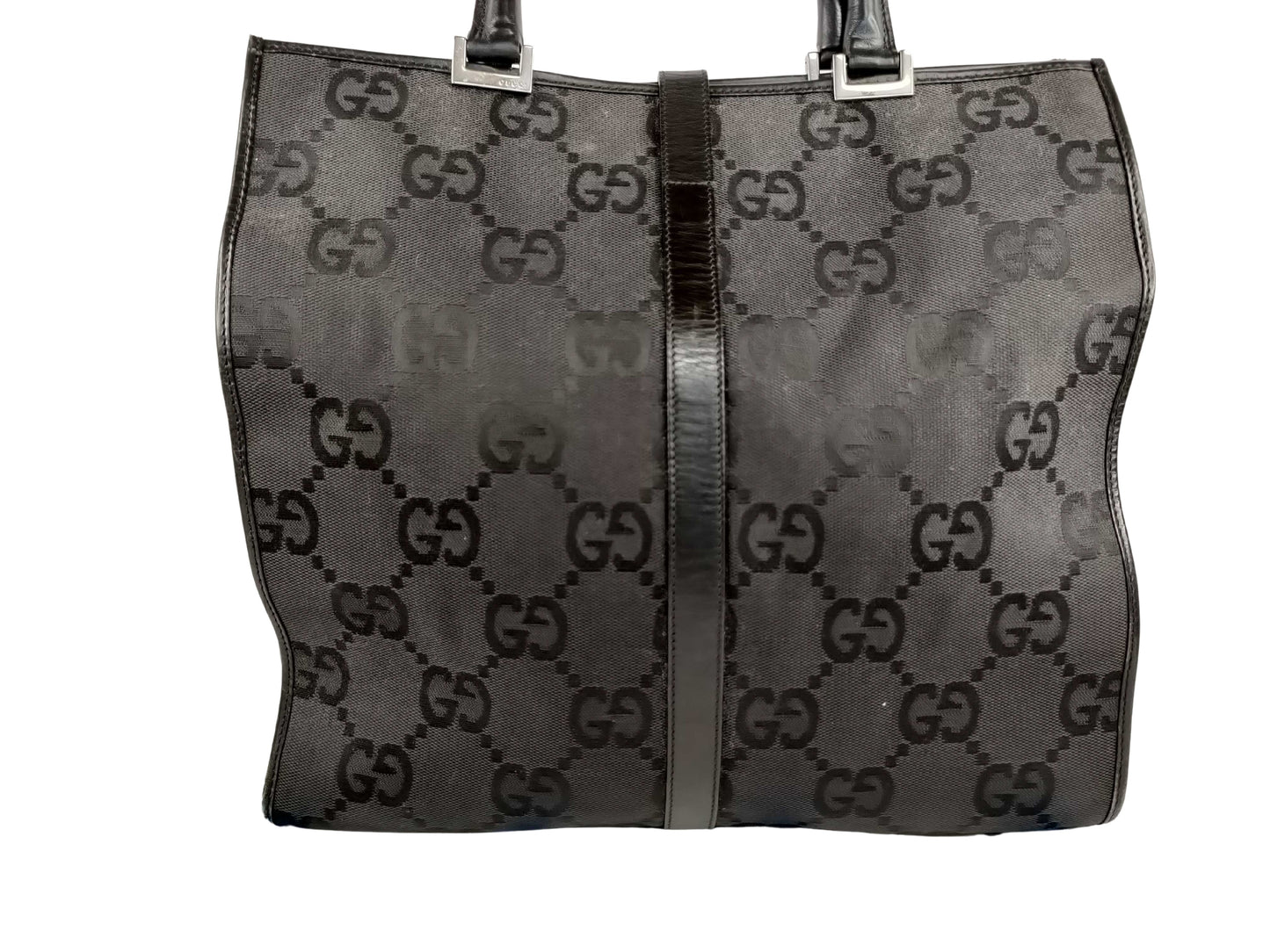 Gucci Black Canvas Jackie