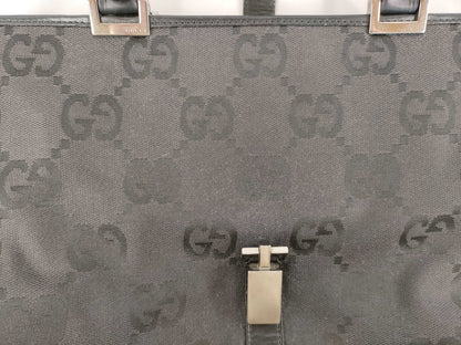 Gucci Black Canvas Jackie