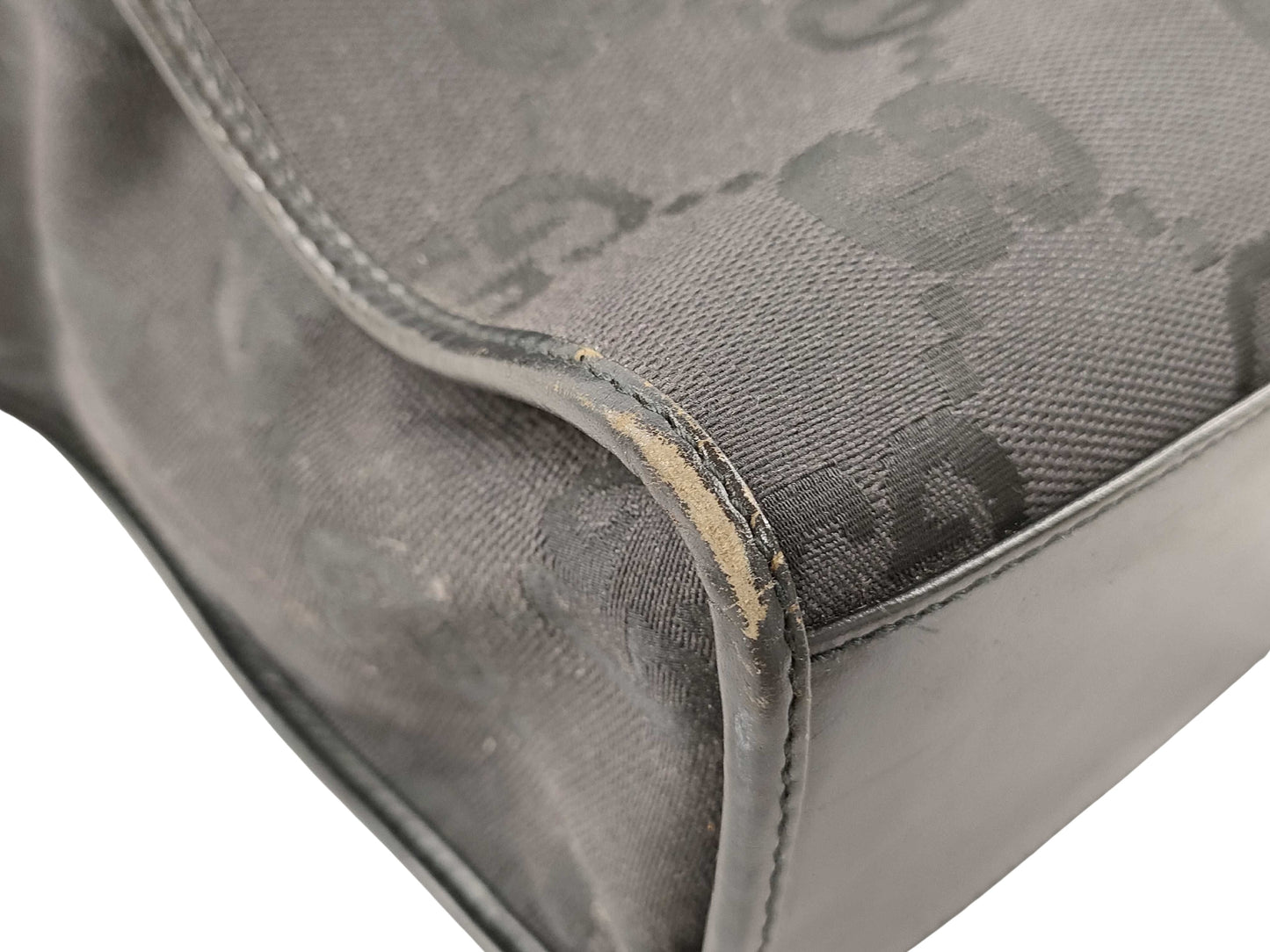 Gucci Black Canvas Jackie