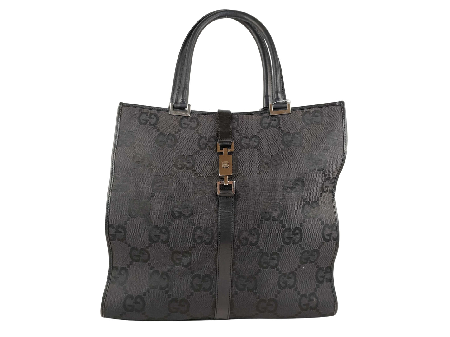 Gucci Black Canvas Jackie
