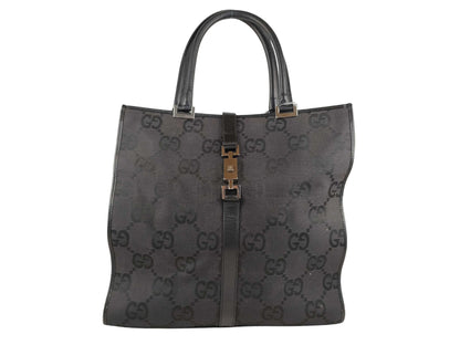 Gucci Black Canvas Jackie