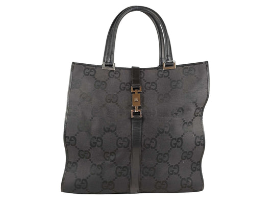 Gucci Black Canvas Jackie
