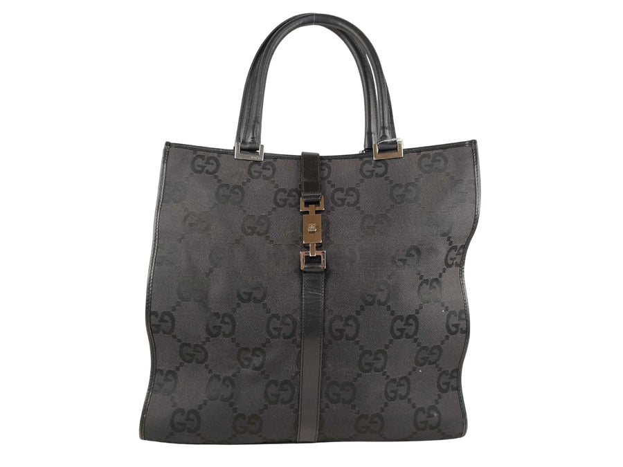 Gucci Black Canvas Jackie