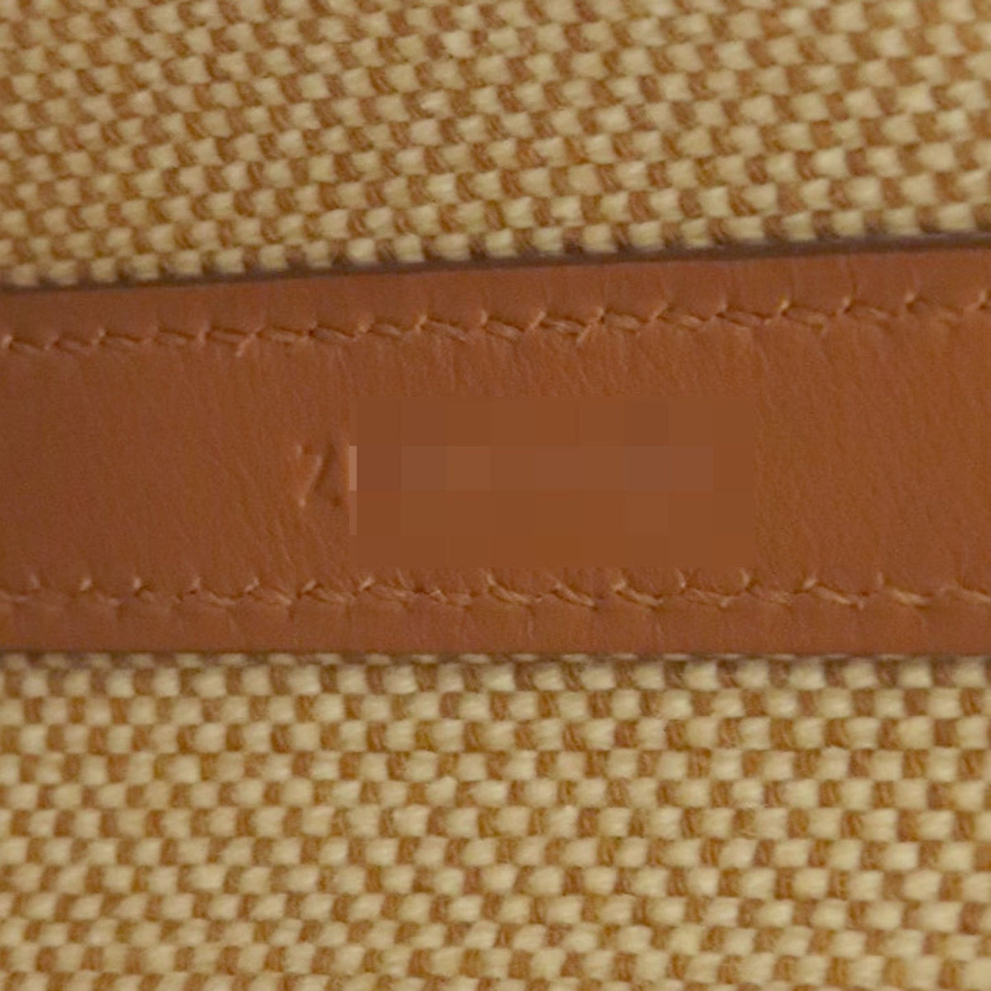 Hermès Brown Canvas Ambier