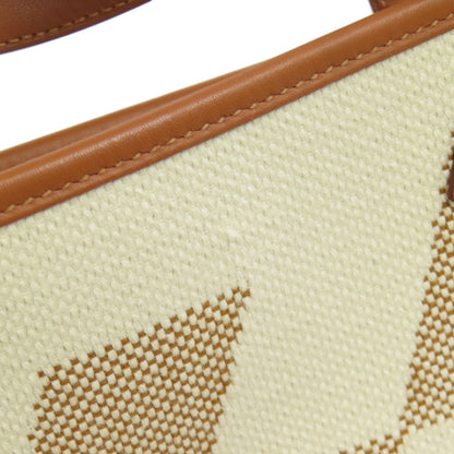 Hermès Brown Canvas Ambier